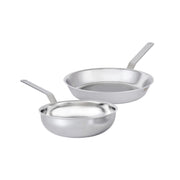 STENNY 2pc Stainless Steel Frying Pan & Wok Set (11” + 9.5”)