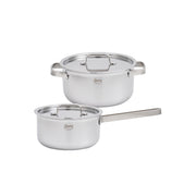 STENNY 2pc Stainless Steel Saucepan + Casserole Set